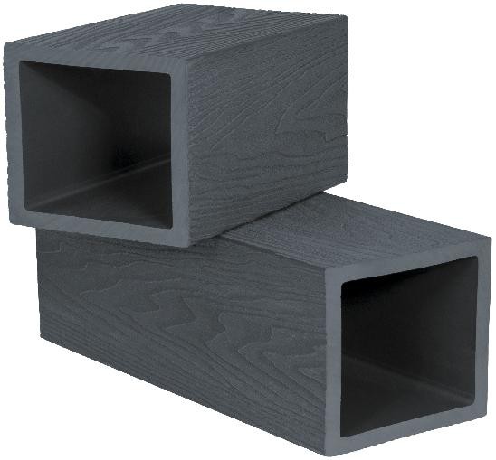 Столб опорный Polivan SINGARAJA 3D фактура дерева, чёрный купить в Наволоках