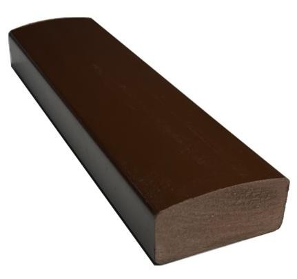 Лавочный брус Ecodecking Некст полнотелый глянцевый 70х35 шоколад купить в Наволоках