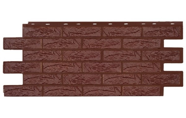 Фасадная панель T-Siding Лондон Брик Эко Браун купить в Наволоках