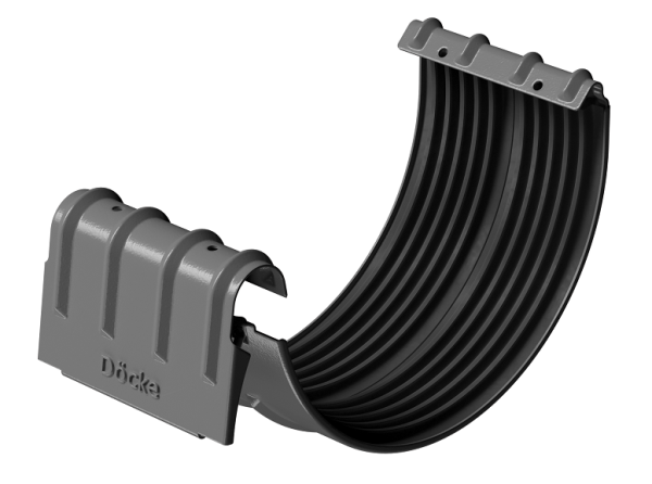 Соединитель желобов D125 Döcke STAL PREMIUM Графит, (RAL 7024) купить в Наволоках