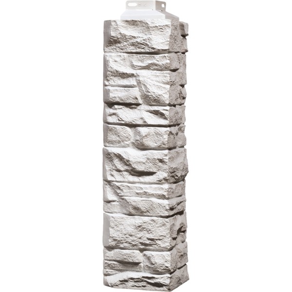 Угол наружный FineBer, Скала, Мелованный белый купить в Наволоках