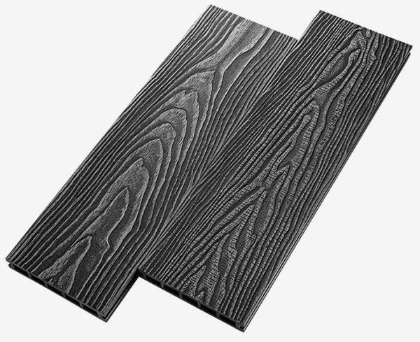 Террасная доска из ДПК RusDecking Unodeck Vintage - Графит купить в Наволоках
