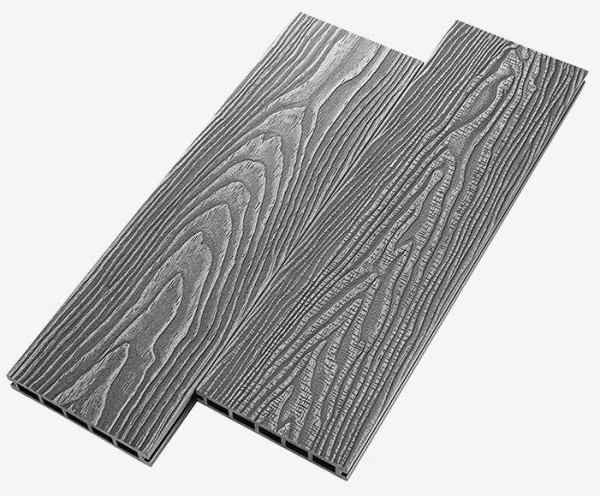 Террасная доска из ДПК RusDecking Unodeck Vintage - Серый купить в Наволоках